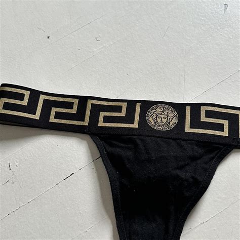 versace womens lingerie|versace thong underwear.